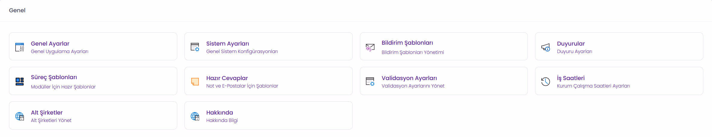 Varlık ve konfigürasyon ayarları — CMDB, üretici, tedarikçi